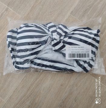 Sublime maillot de bain bustier à découpe et noeud pin-up rockabilly Justfab