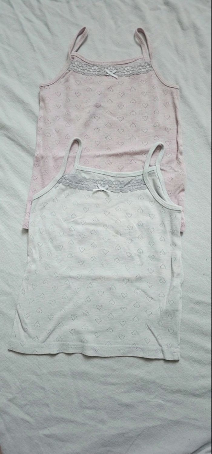 Lot 2 Debardeur - Primark- 4 ans