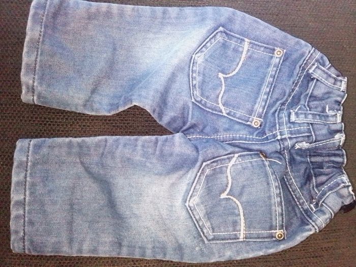 Lot 3 jeans 6 mois garçon - photo numéro 3