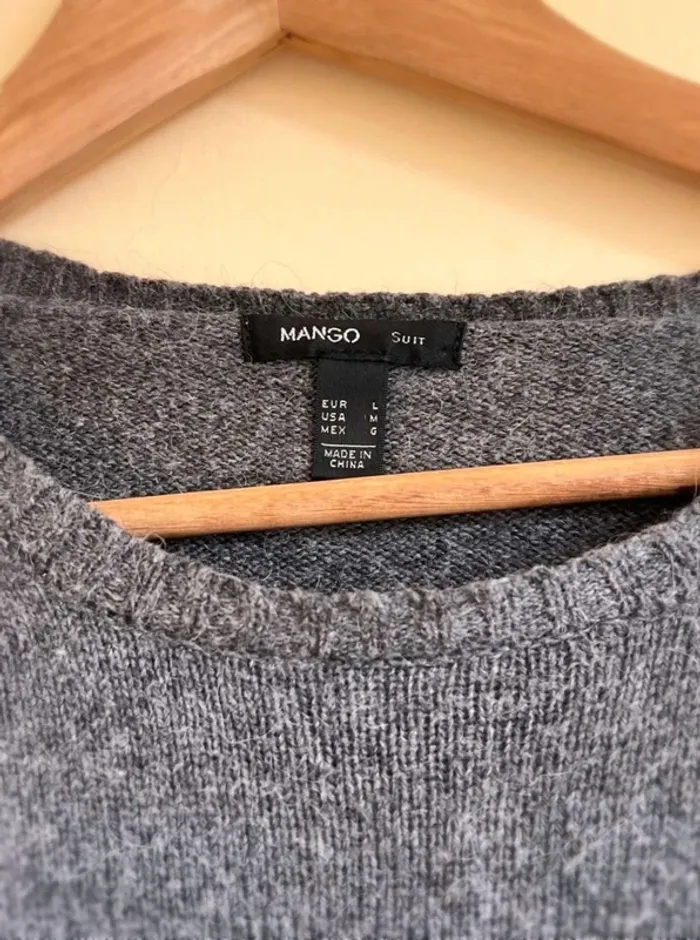 Pull mango avec alpaga - taille L mais correspond M - photo numéro 2