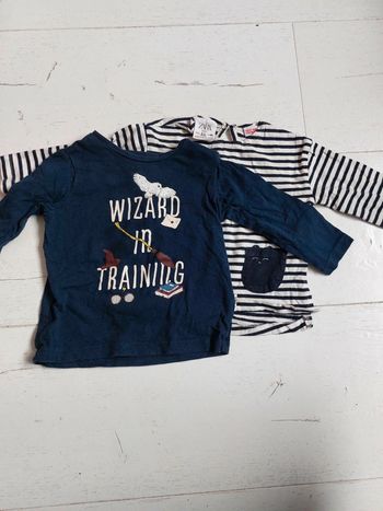 Lot de 2 t-shirts manches longues Zara / H&M