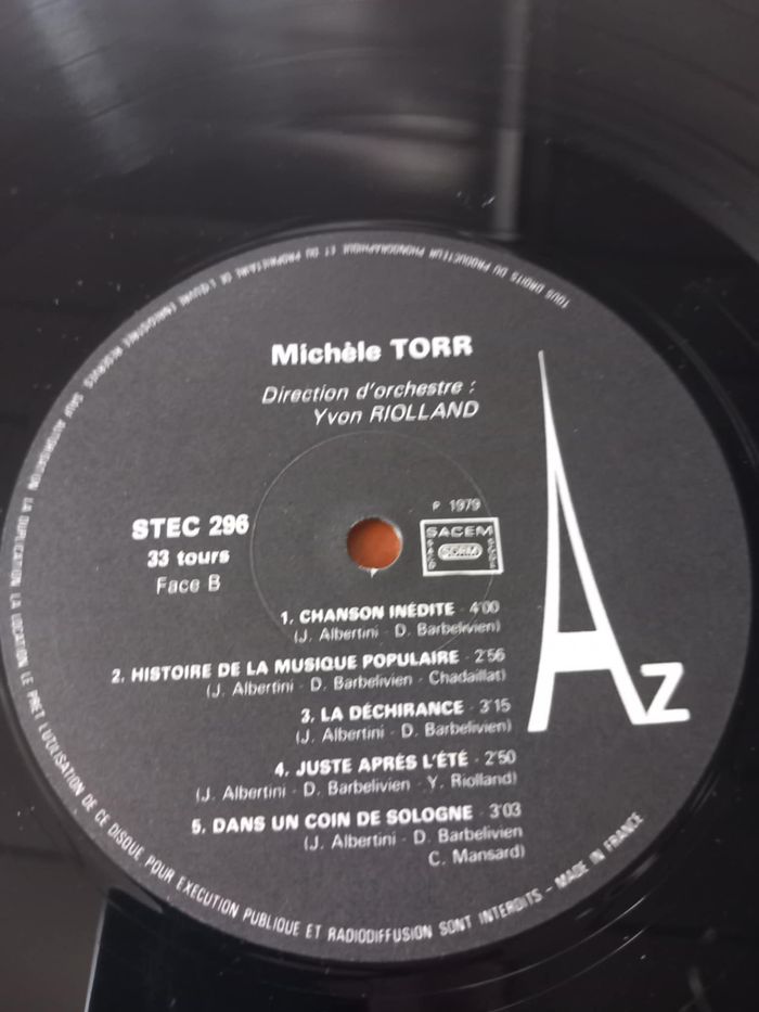 33T Michèle Torr, chanson inédite - photo numéro 6