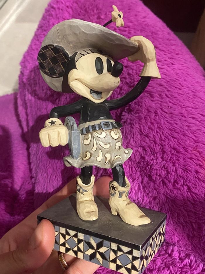 Figurine disney traditions minnie cowboy