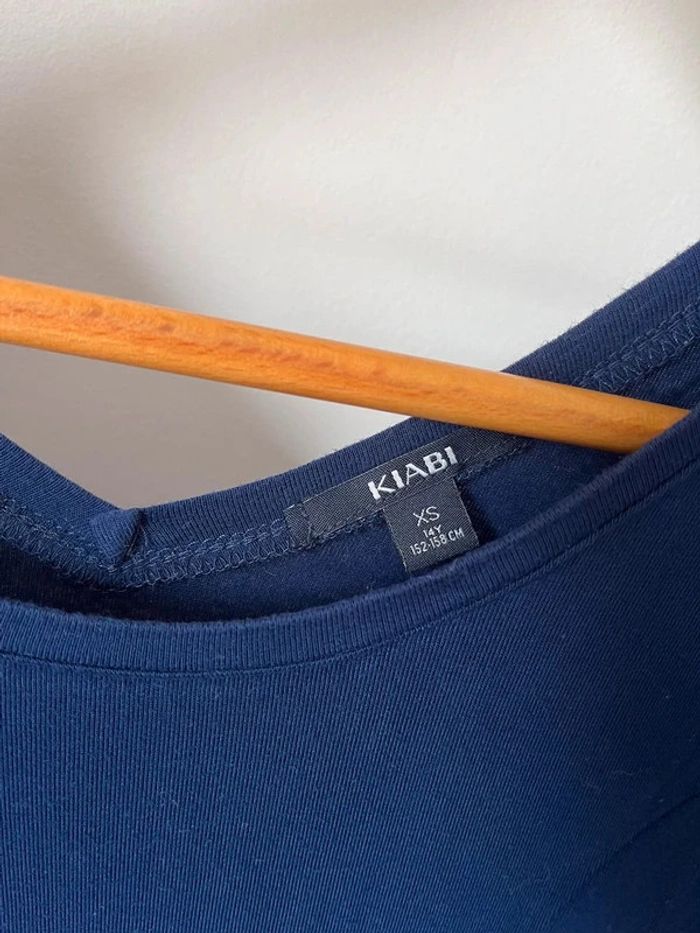 Robe bleue coupe évasée - photo numéro 3