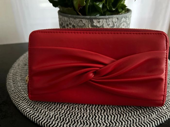 Portefeuille rouge gabriella vicenza