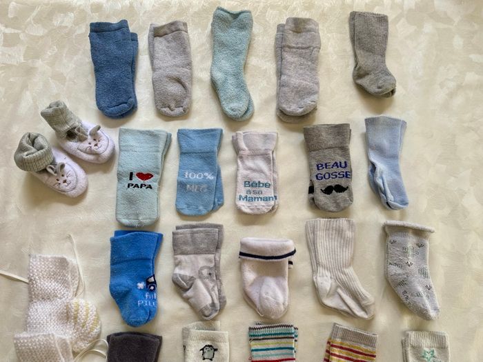 Chaussettes bébé naissance à 12 mois - photo numéro 2