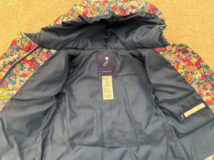 Manteau doudoune imprimé liberty Jacadi 🌻 - photo numéro 3