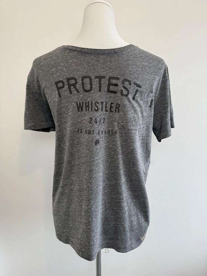 T-shirt Protest homme gris taille M très bon état