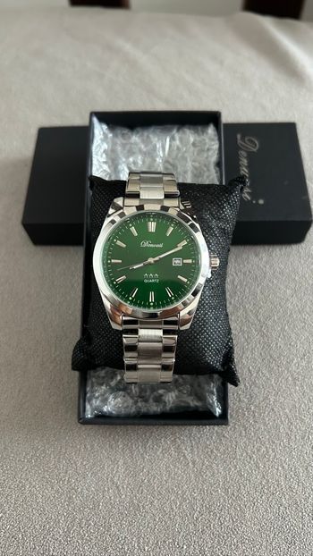 Montre Denuasi Quartz Verte ⌚️