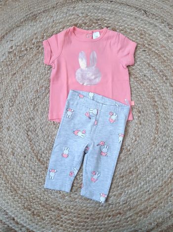 Ensemble tee-shirt et legging 62 cm
