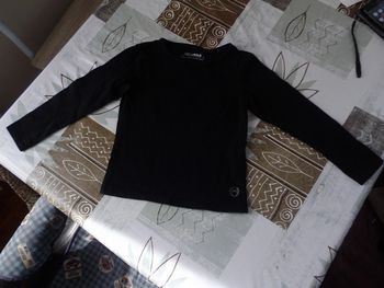 T-shirt manches longues noir Orchestra Taille 4 ans