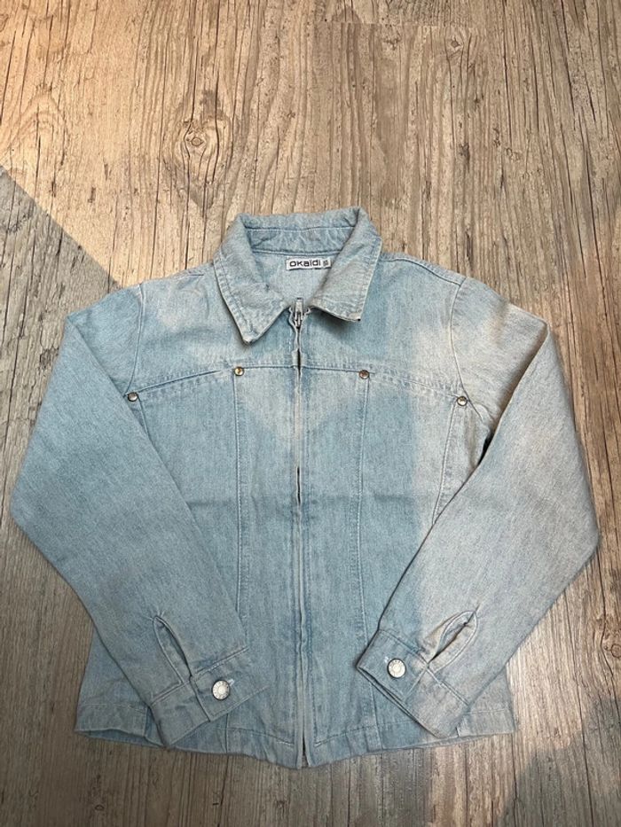 Veste en jean okaidi taille 8 ans