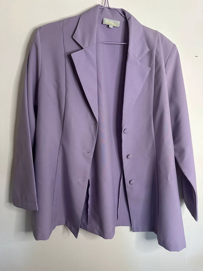 Ensemble Bleu bonheur Robe et veste Taille 44 - photo numéro 5