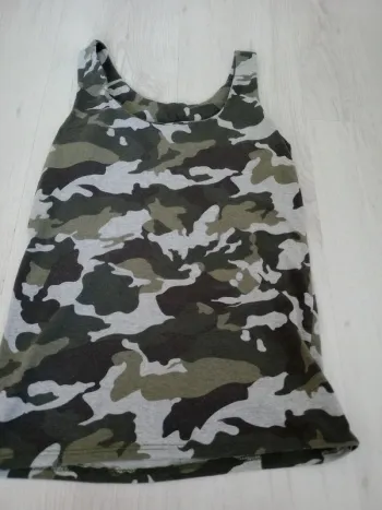 Débardeur thème militaire