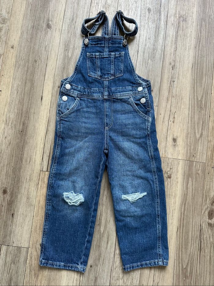 Salopette en jean pantalon 2/3 ans fille h&m