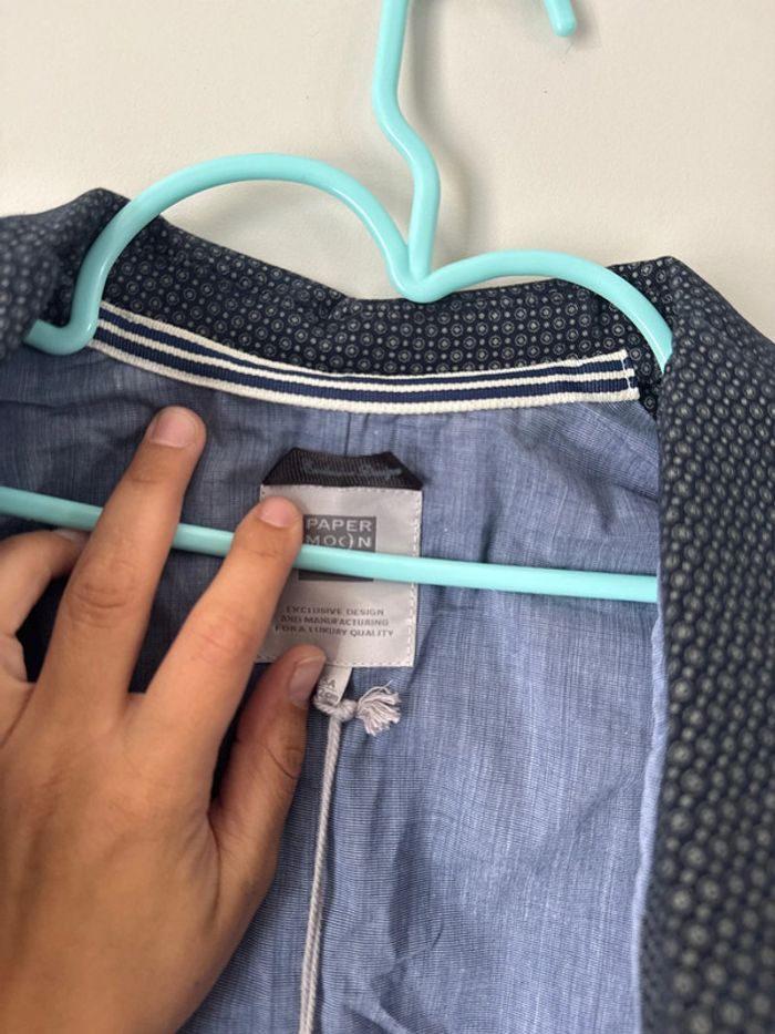 👔 veste de costume /blazer- garçon 5 ans - Papermoon- neuf avec étiquette - photo numéro 8