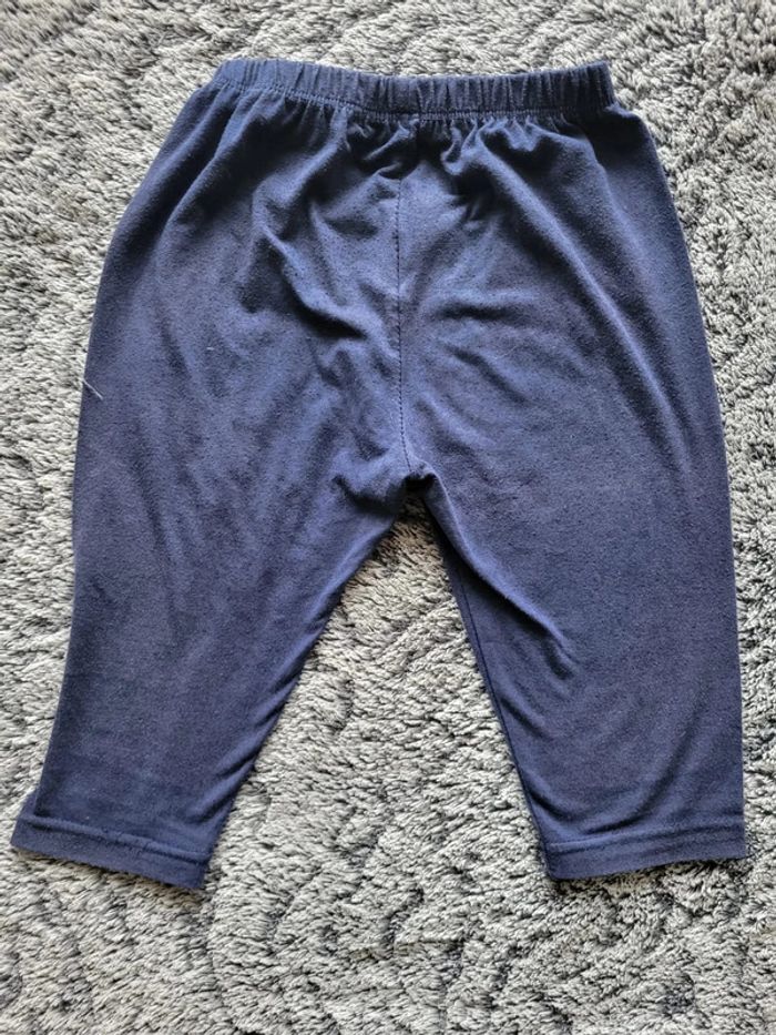 Legging court 8 ans marine Love Peace - photo numéro 4