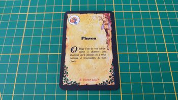 Carte sortilège Pinson niveau 1 pièce détachée jeu de société Elixir éditions Asmodée #B76