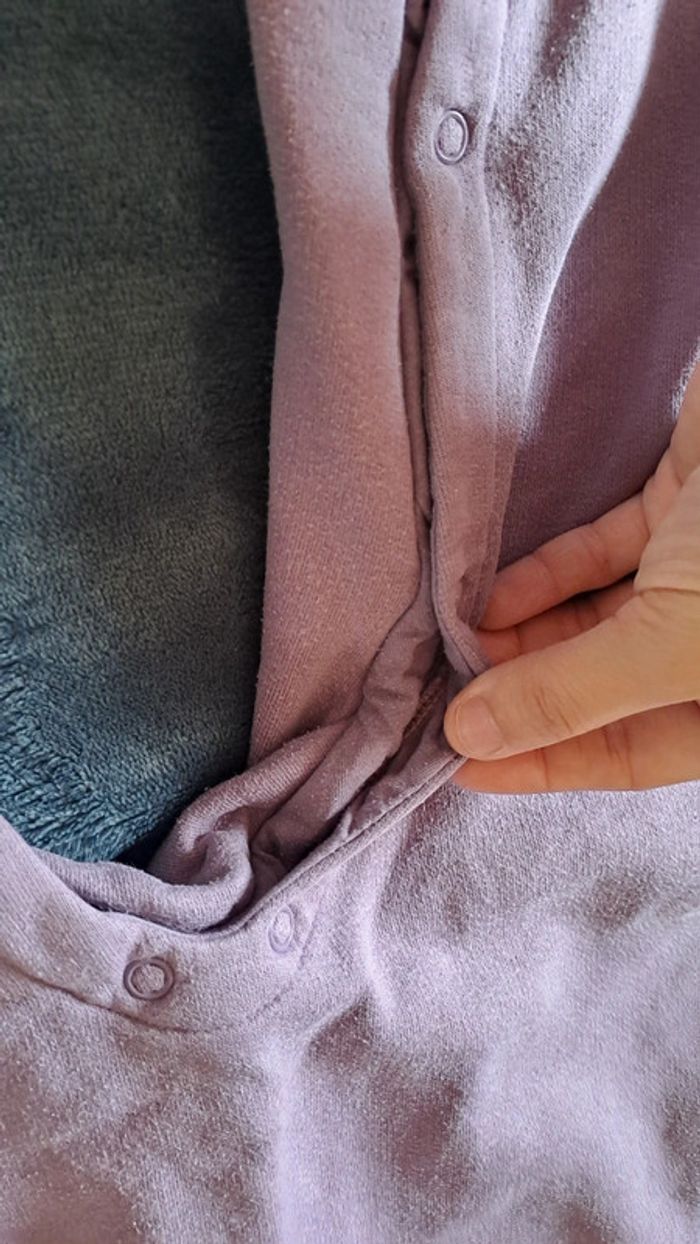 💚Pyjama Salopette velours bébé  "Super chouette" Taille 2 ans - photo numéro 2
