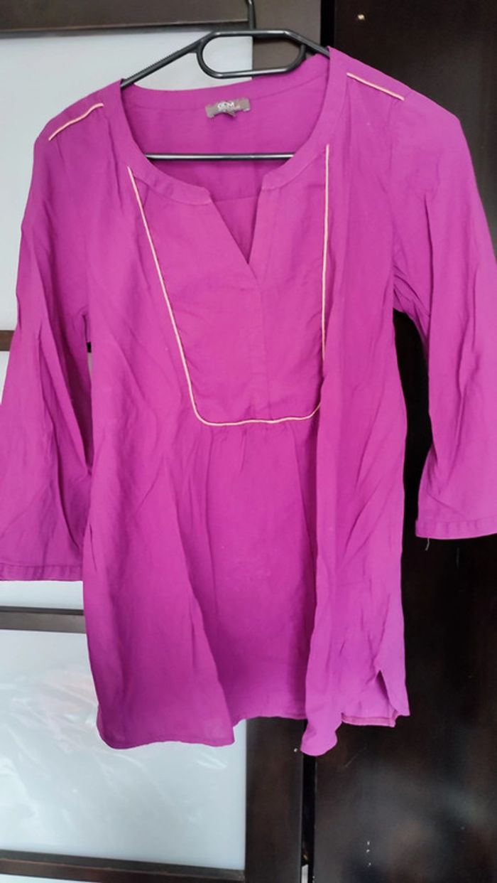 Blouse GDM rose fuschia