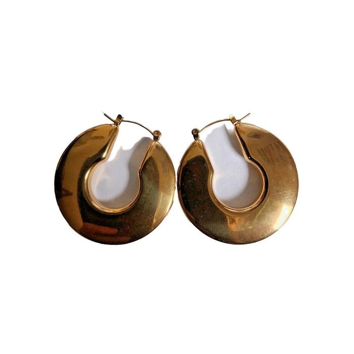 boucles d'oreilles Dorées brillant de marque hippie & bohème by petits hauts - photo numéro 2