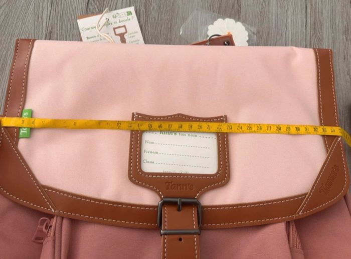 Cartable Tann's modèle Eva rose 35cm neuf - photo numéro 12