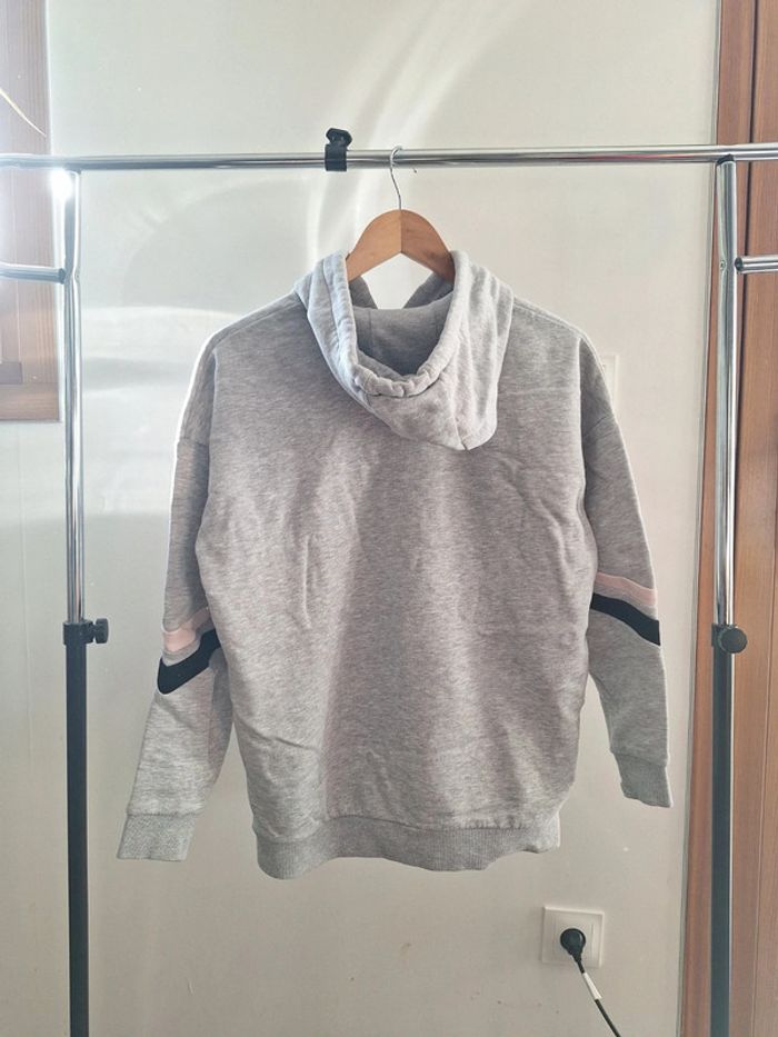 Pull sweat oversize Kiabi XS gris - photo numéro 2