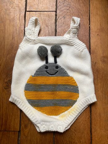 Barboteuse tricot abeille Stella McCartney Kids - 3 mois 🐝💛