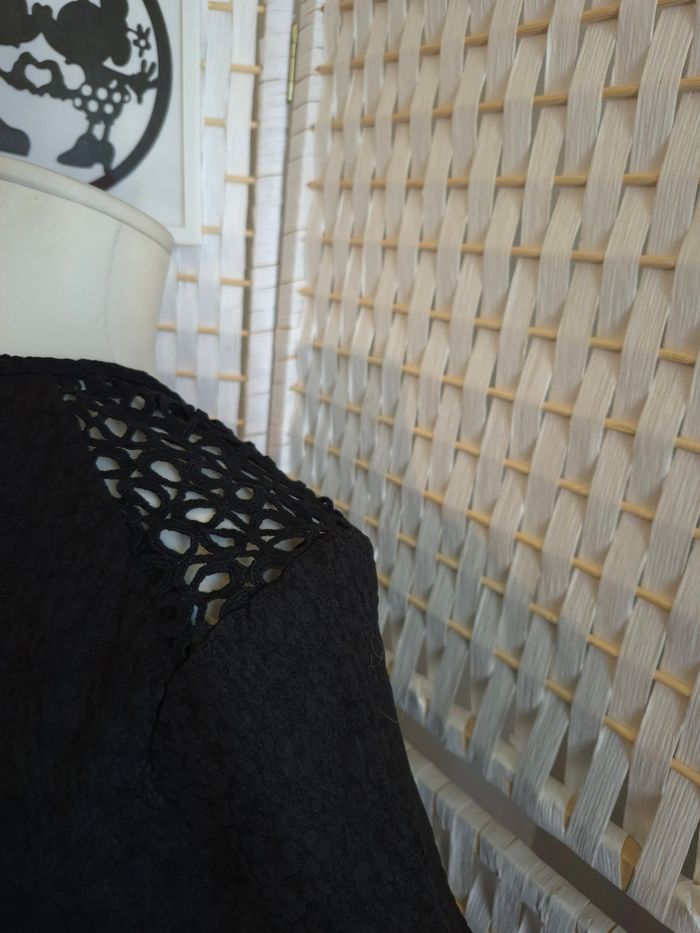 🖤 jolie robe noire Kaporal - détails dentelle & poches femme T36 /S - photo numéro 5