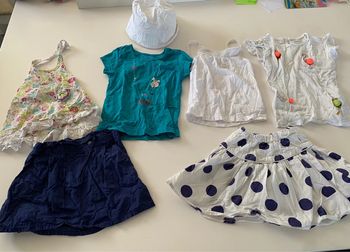 Lot 5 pièces été fille 4ans