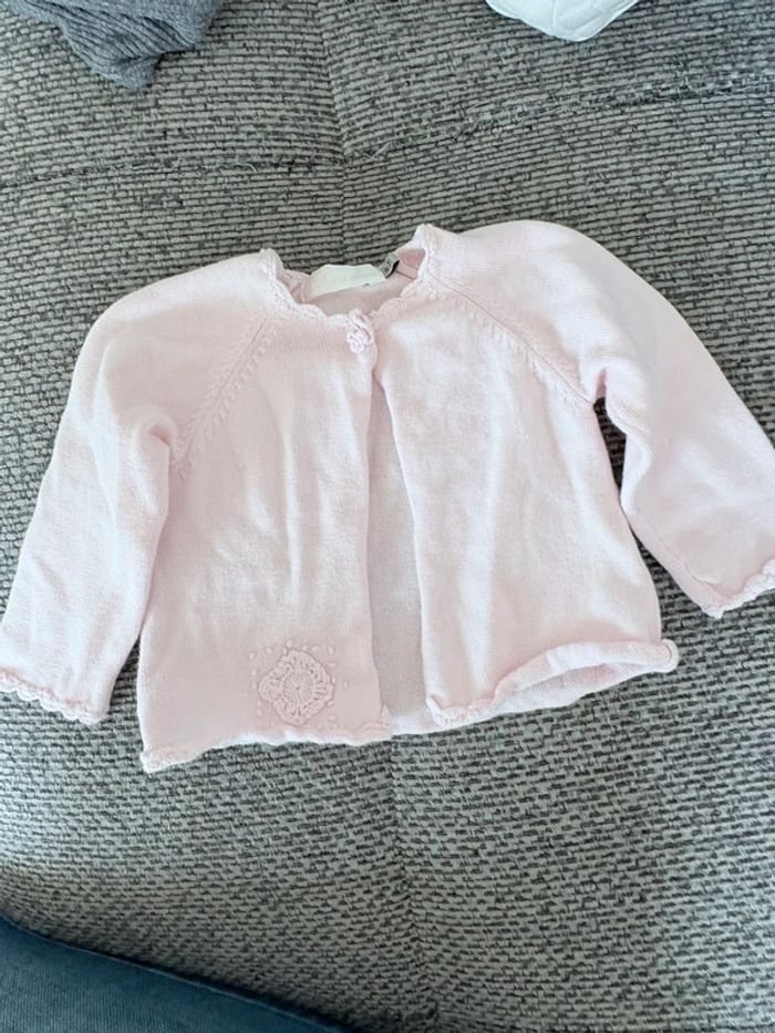 Gilet fille clayeux