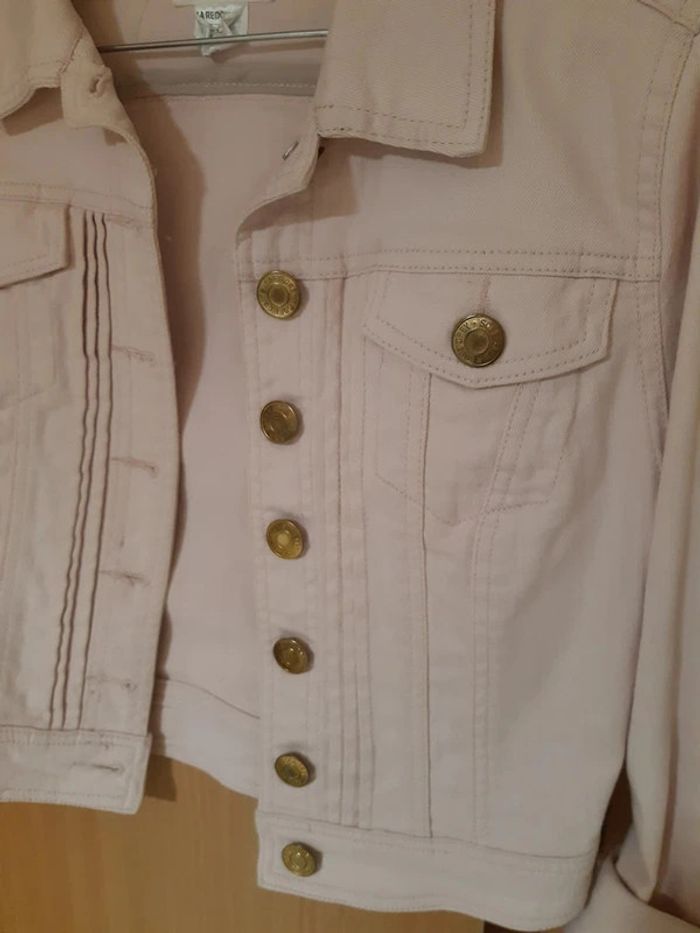 Veste rose poudré La Redoute - taille 34 - photo numéro 2