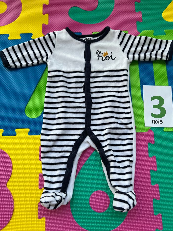 Lot de 7 pyjamas 3 mois - photo numéro 2