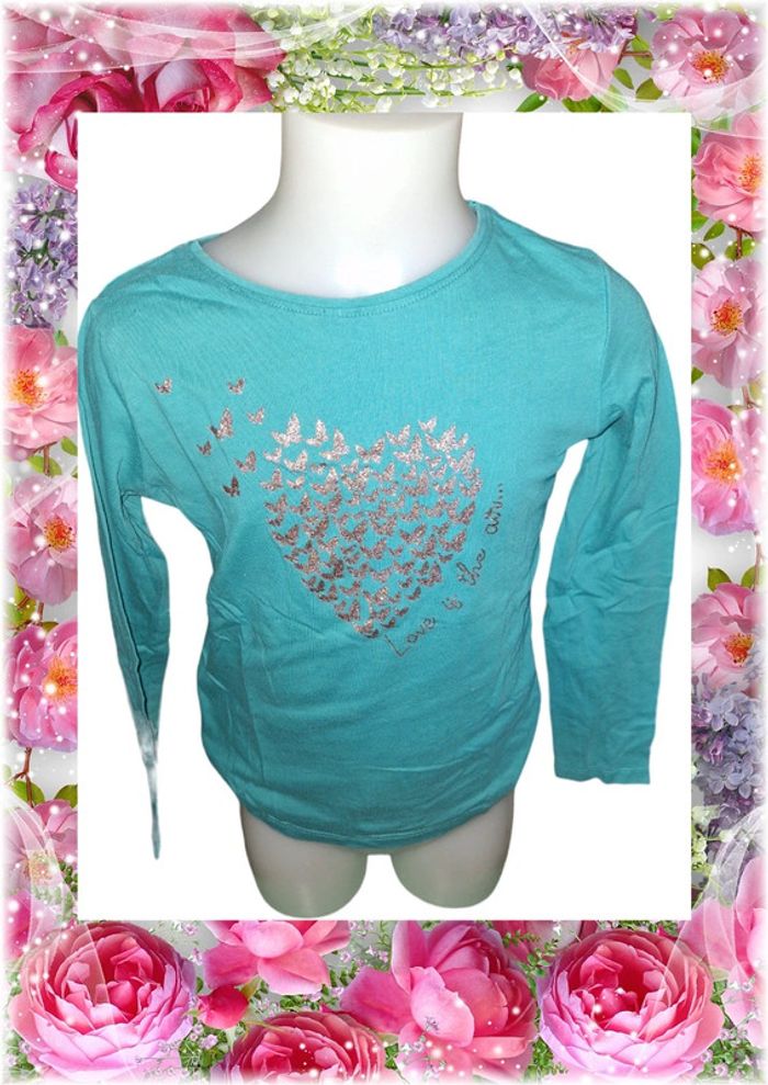 💫🌸 T-shirt imprimé manches longues pour fille 🌸💫