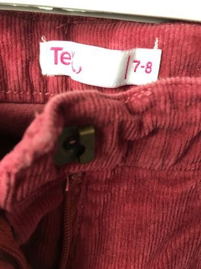 Pantalon velours 7/8 ans Tex - photo numéro 2