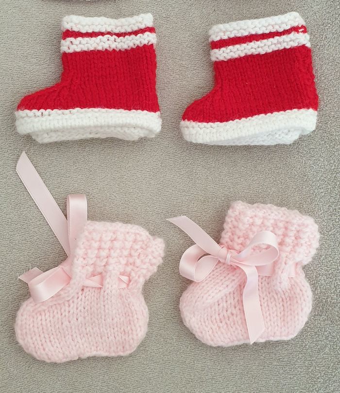 Lot de 2 paires de chaussons bébé