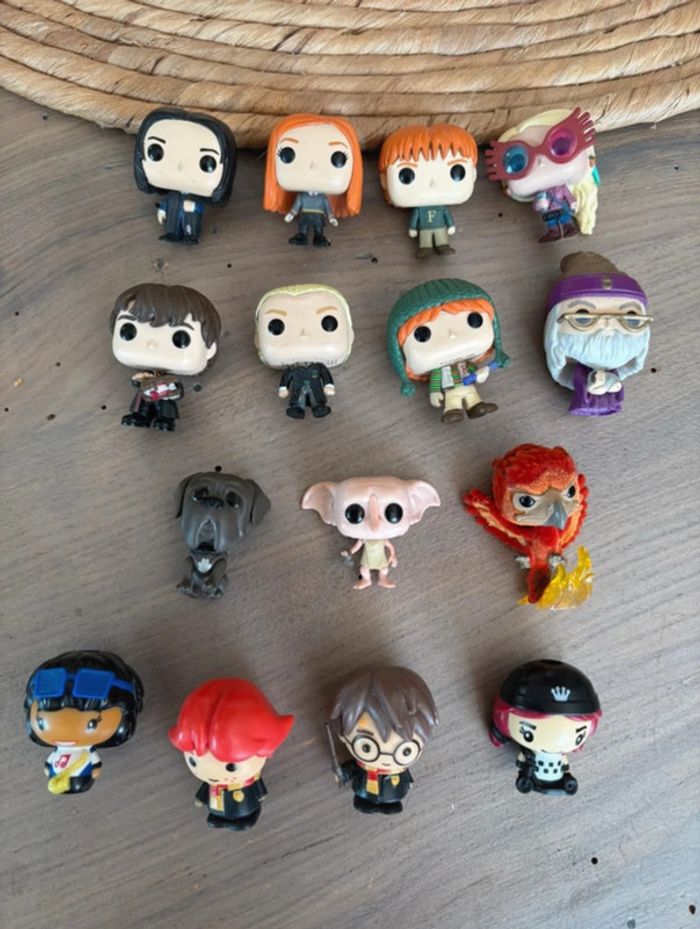Lot 11 mini Pop Harry Potter + 4 pencil topper