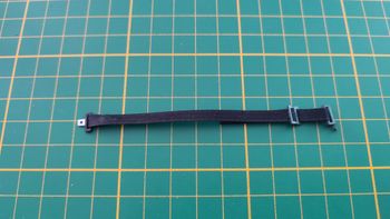 Ceinture de sécurité arrière gauche 45-2 numéro 45 n°45 pièce détachée Citroën 2CV 2 CV Charleston 1