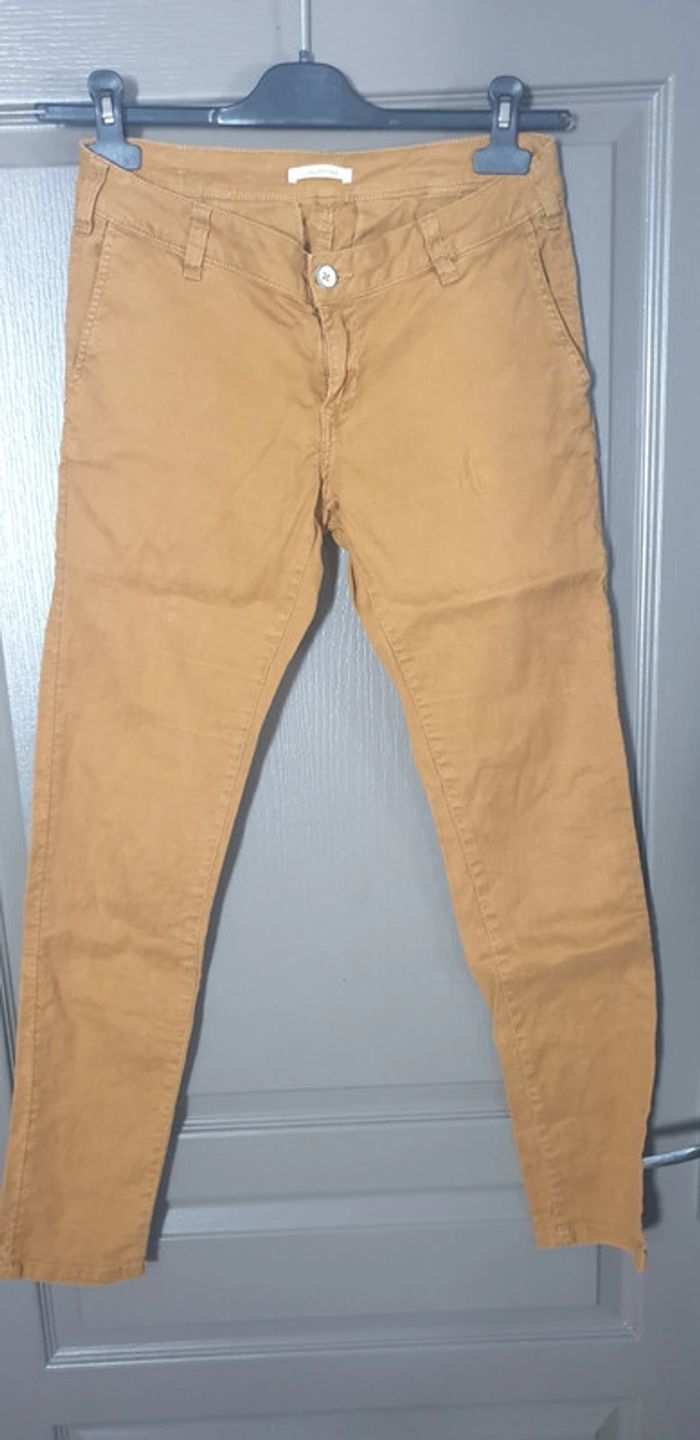 Pantalon été Promod moutarde