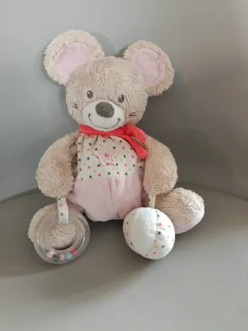 Souris d'activité rose