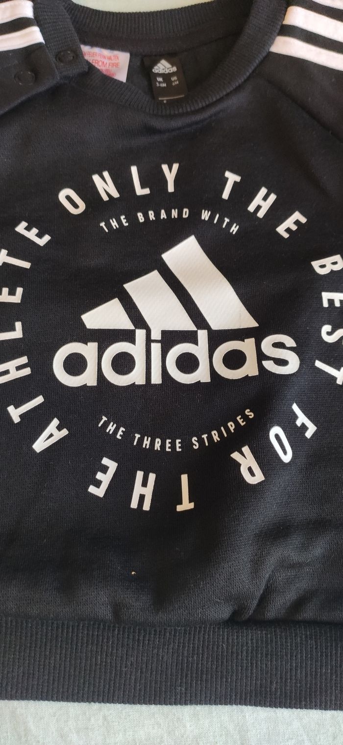 Ensemble bébé garçon Adidas 3-6 mois neuf - photo numéro 4
