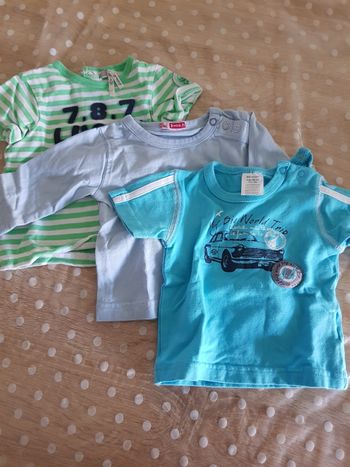 Lot de t-shirts 3 mois