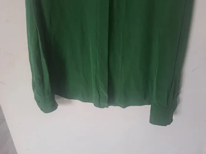 Chemise verte en Soie Barbara Bui Taille 40 - photo numéro 3