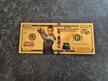 Billet OR à collectionner Jedi Rey Star wars