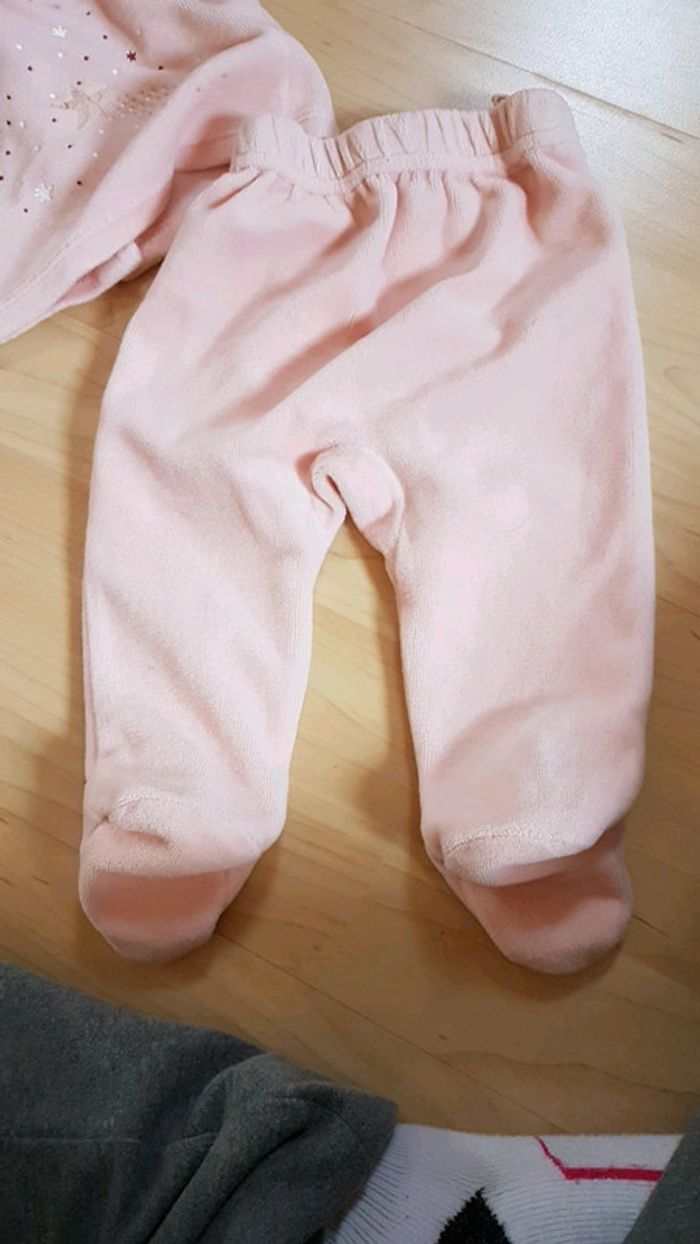 Pyjama rose vertbaudet 3mois - photo numéro 3