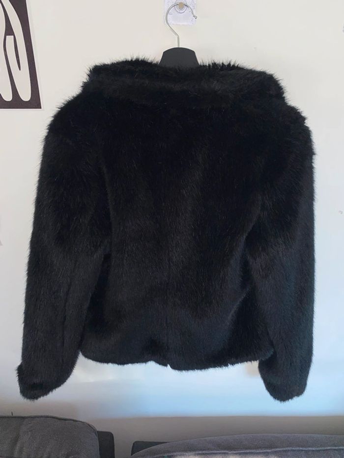 Manteau fourrure noir - photo numéro 4