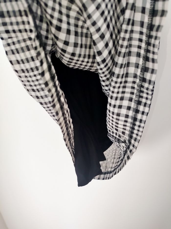Tally Weijl Robe Courte Vichy Noir et Blanc Taille L - photo numéro 9