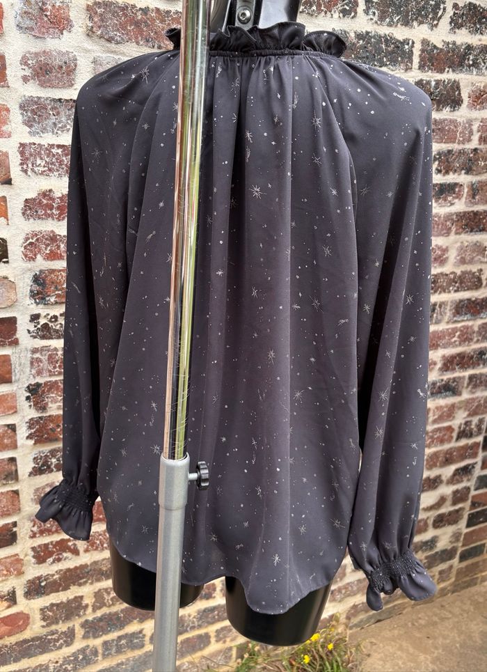 💫Blouse manches longues motif astral – Taille 38 – Camaïeu - photo numéro 4