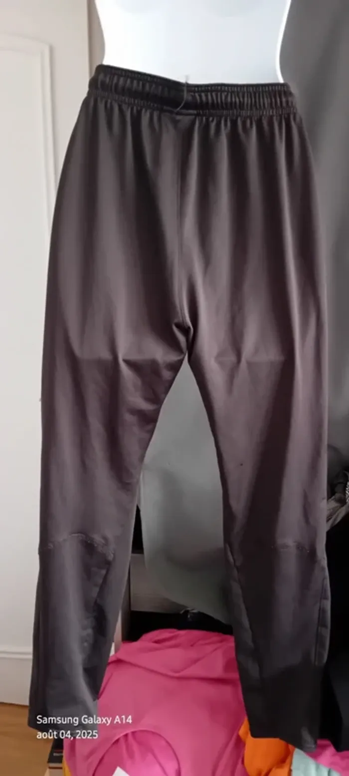 Pantalon de sport football As Roma coupe slim marron nike garçon 11/12 ans - photo numéro 7