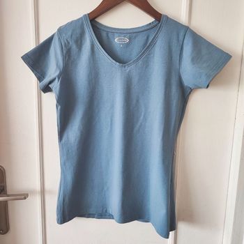 Tee shirt manches courtes, haut unie basique, sous-vêtements